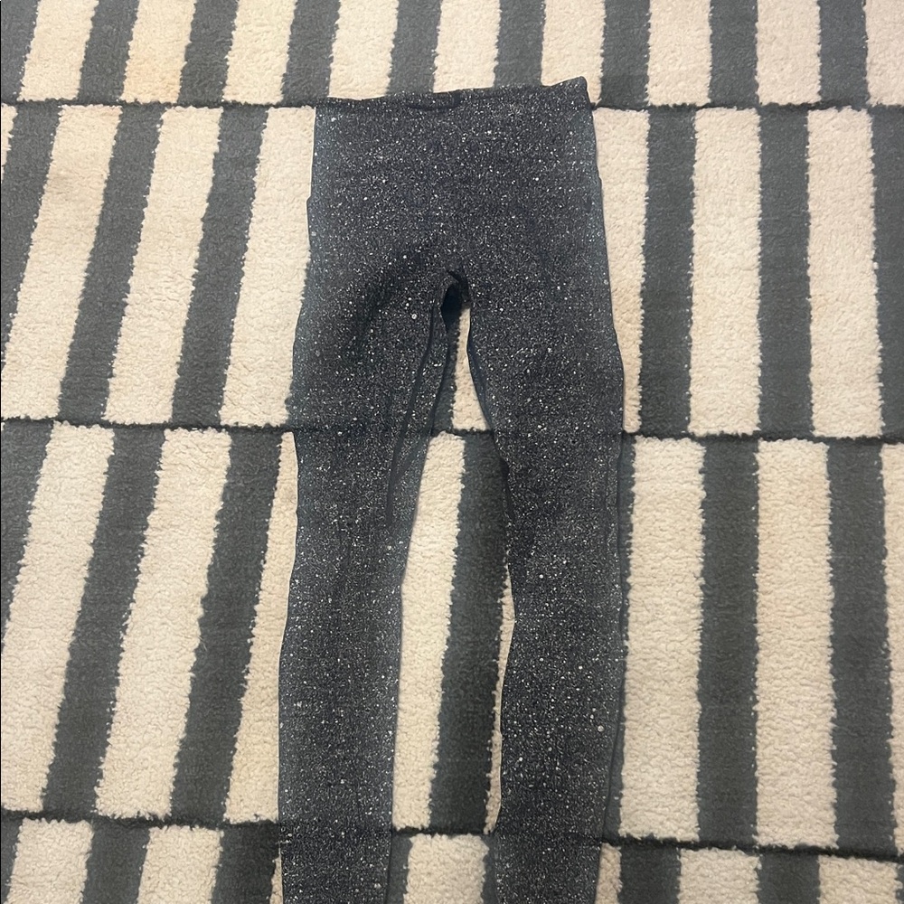 Lululemon Athletica Sparkly Gray Leggings